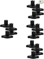 Gatuida 16pcs Rv Awning Bottom Bracket Foot Camping Tent Replacement Base Splashproof Support for Outdoor Use Easy Installation Automatic