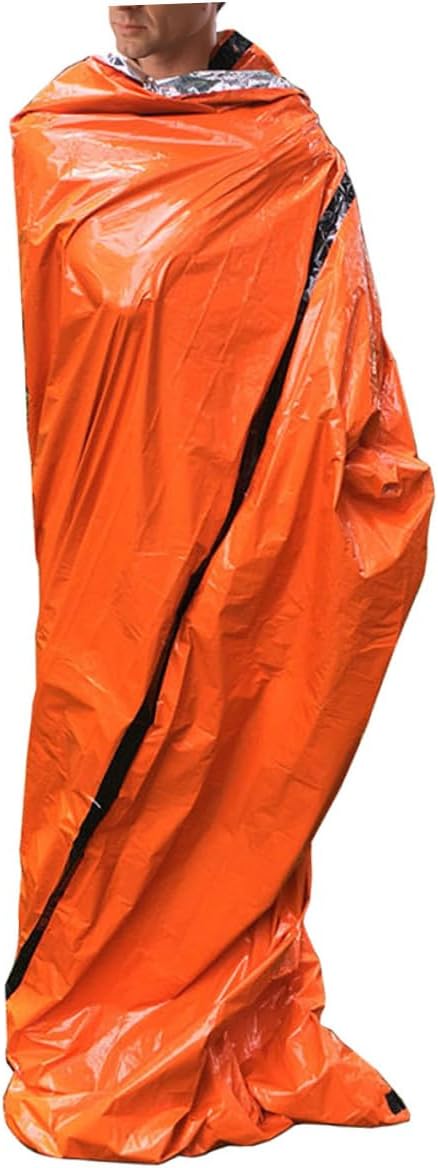 POPETPOP Camping Sleeping Pads Portable Bed Bag Emergency Blankets Pe Aluminum Film Tent Mat Insulation Sleeping Bag