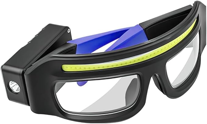 LED Intelligent Sensing Headlight, Type-C Fast Charging, Equipped with Motion Sensor and Touch Control, 3.9-inch Detection Range, Suitable for Outdoor Maintenance and Camping use (Blue)