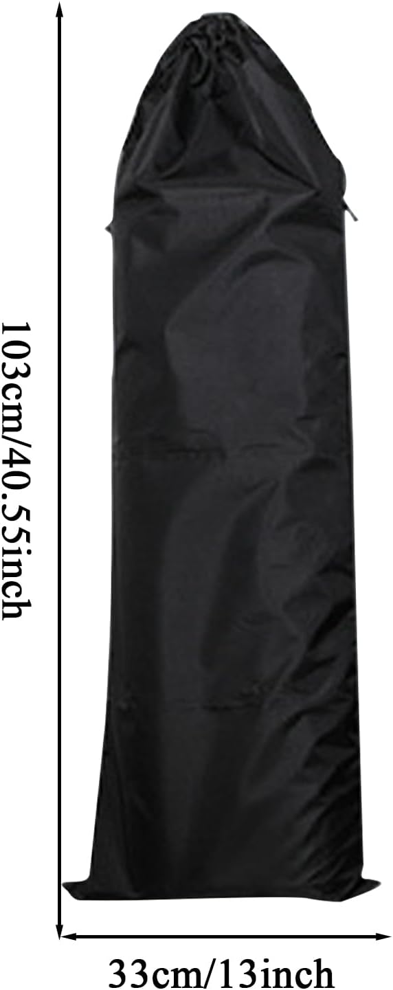 Drawstring Bags, Black Drawstring Storage Bag, Scratch Resistant Organizer, Fast Drying Carrying Pouch For Outdoor Camping Fishing Hiking Trekking Backpacking Tent Pole Umbrella