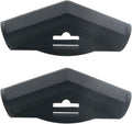 2PCS Black Nylon Gazebo Awning Foot Angle Center Connectors Outdoor Camping Tent Frame Fixing Accessories 140 Degree Two Way Fitting Suitable for DIY Storage Frameworks