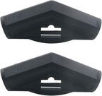 2PCS Black Nylon Gazebo Awning Foot Angle Center Connectors Outdoor Camping Tent Frame Fixing Accessories 140 Degree Two Way Fitting Suitable for DIY Storage Frameworks