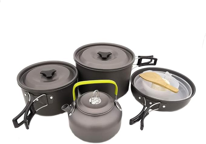 Picnic Bowl Pot Pan Set for Outdoor Camping Cookware Combination Tableware