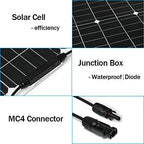 500W Solar Panel 18V Battery Charger Cell Monocrystalline for Camping Motorhome Power Bank Flexible RV Yacht 500W Power System