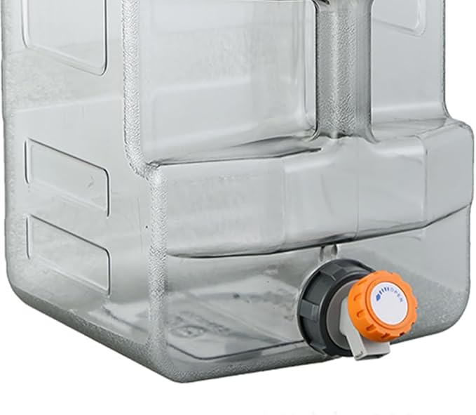 ASIEIT 3.2 Gallon Water Jug with Spigot, Portable Water Tank BPA Free, Leak-Proof Water Containers for Camping Water Storage Containers for Emergency Outdoor Hiking Picnic, Green/Black/Yellow