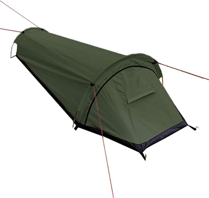 Tent 1 Set Practical Polyester Rainproof Sturdy Frame Backpacking Tent for Hunting Backpacking Tent Camping Sleeping Bag
