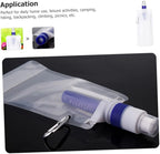 Totority Folding Water Pouch Portable Daily Use Water Container for Hiking Camping Outdoor Activities Compact Leak Design for Convenient Hydration Storage