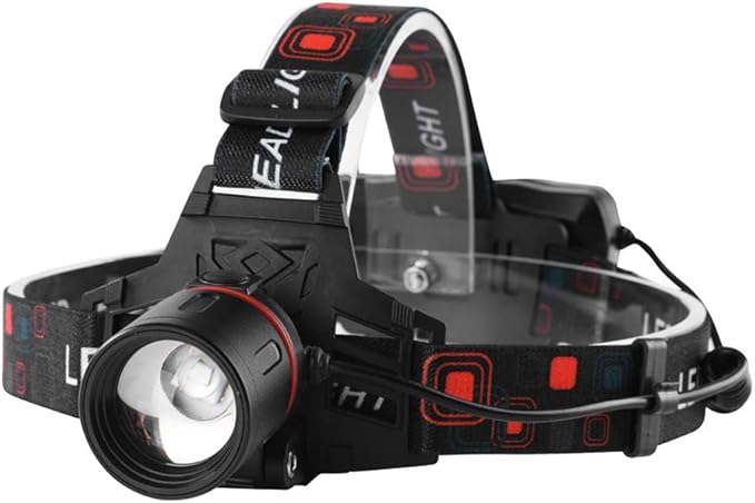 Headlamp Green Light for Hunting Coon Coyotes Hog Predator, PROFORUS 1000 Lumens XML-T6 Headlamp Green LED Rechargeable & Zoomable Green Head Light Waterproof 3 Modes for Night Vision and Hunting