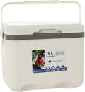 Cooler Box Ice Box 6L Personal with Handle for Freeze/Hot Food Ice Chest Small Insulated Box for Beach Camping Stall Outdoor
