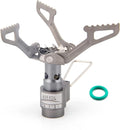 BRS Stove BRS 3000T Stove Titanium Ultralight Backpacking Stove Portable Propane Camping Stove Gas Burner Camp Stove only 26g with Extra O Ring
