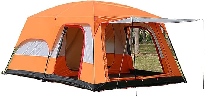 GeRRiT 5-12 Person Outdoor Camping Tent with Porch Portable Cabana Tent Large Family Tent Dome Tent Bell Tent for Outdoor Camping Hiking Fishing Easy Set Up