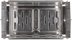 UCO Flatpack Smokeless Firepit and Grill –Portable Firepit- Stainless Steel- Woodburning- for Picnics, Beach, Backyard, and Camping- with Nylon Carry Bag