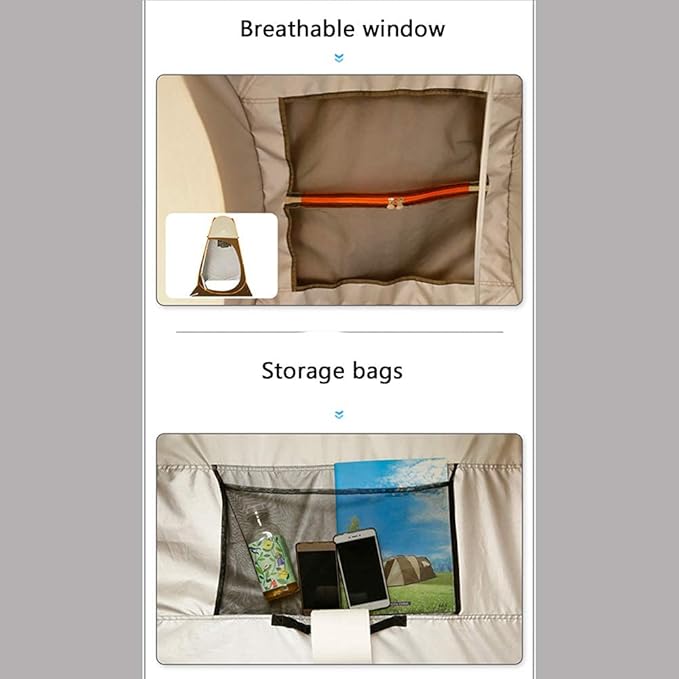Camping Tent,Shower Tent, Pop Up Shower Privacy Tent for Outdoor Camping Biking Toilet Fishing Changing Clothes Easy to Install and Storage Bathing Storage Room Tents