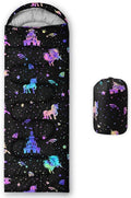 Kids Sleeping Bag for Boys and Girls,Mixed Color Star Dot-Lightweight Warm Portable Outdoor Indoor-Waterproof Cold Weather Resistant Sleeping Bag for Camping Hiking