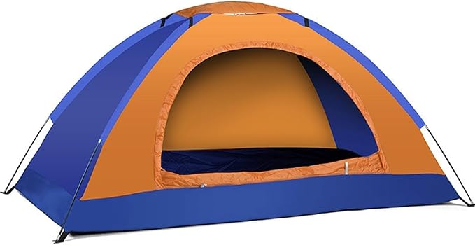 Camping Tent Ultralight Dome with Shelters Carry Bag Waterproof Double-Door Design for Backpacking Hiking and Outings