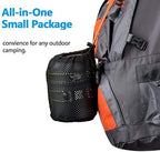 Outdoor Camping Hiking Cookware Tableware Picnic Pot Fork Spoon Table Knife Fork Stove Kit Camping Picnic Tools