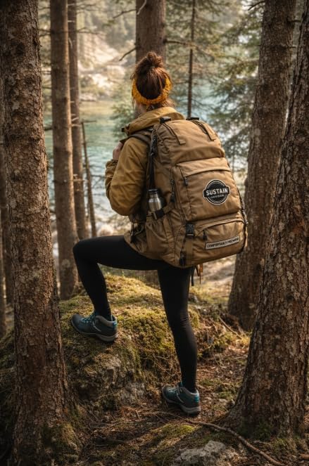 Sustain Supply 4-Person Emergency Comfort Kit – 72-Hour Survival Backpack w/Long-Shelf Food & Water, First Aid, Lighting, Tools & Emergency Supplies for Disaster Preparedness