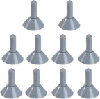 10Pcs Tent Poles Tips Tarp Poles Tip Covers Versatile Protector Lightning Cap for Camping Backpacking Awning Outdoor Sports