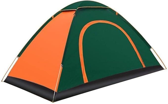 Camping Tent Automatic Camping Tent 1-2 Person Family Tent Double Layer Instant Setup Awning Outdoor Protable Backpacking Tent Hiking Travel (Color :