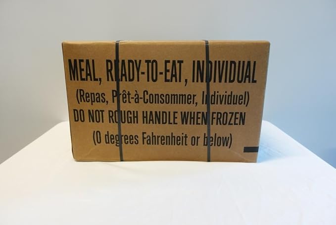 Food Dude 82nd Surplus Inspection US Meals Ready to Eat Military with Heater Box of Meals Full Meal 12 MRE Pack