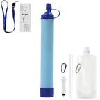 Water Filter, Survival Filtration Portable Gear, Emergency Preparedness, Supply for Drinking Hiking Camping Team Family Outing (1PCS)