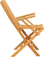 Folding Patio Chairs 2 pcs,Outdoor Chairs,Club Chairs,Decorative Chair,Camping Chair,Camping Chair,Reception Chair,Bistro Chair,for Patio,Balcony,Party,24"x26.4"x35.4" Solid Wood Teak