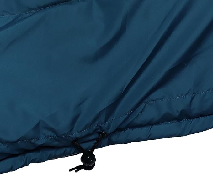 Thermotuff Wearable Sleeping Bag with Dual Hoodie, Zippered Arm Holes, Pockets & Adjustable Drawstring - Ideal for Camping, Cold Weather Hiking, and Stadium Sak Blanket