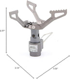 BRS Stove BRS 3000T Stove Titanium Ultralight Backpacking Stove Portable Propane Camping Stove Gas Burner Camp Stove only 26g with Extra O Ring