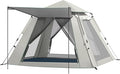 Outdoor Family Tent Weatherproof, Foldable Portable Camping Tent with Carry Bag, Pop Up Waterproof Ventilated Backpacking Tents for Camping, Parks, Picnicking, Traveling