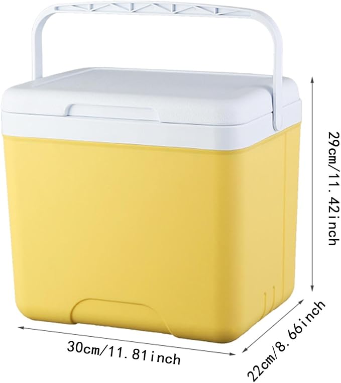 MYCENSE Insulated Ice Cooler, Portable Storage Case Drink Bucket, Versatile Fridge Hard Ice Chest Box for Camping Picnic Beach BBQ Tailgating Fishing