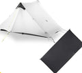 LANSHAN 2 Person Ultralight Backpacking Tent White with 2-Person Tent Footprint