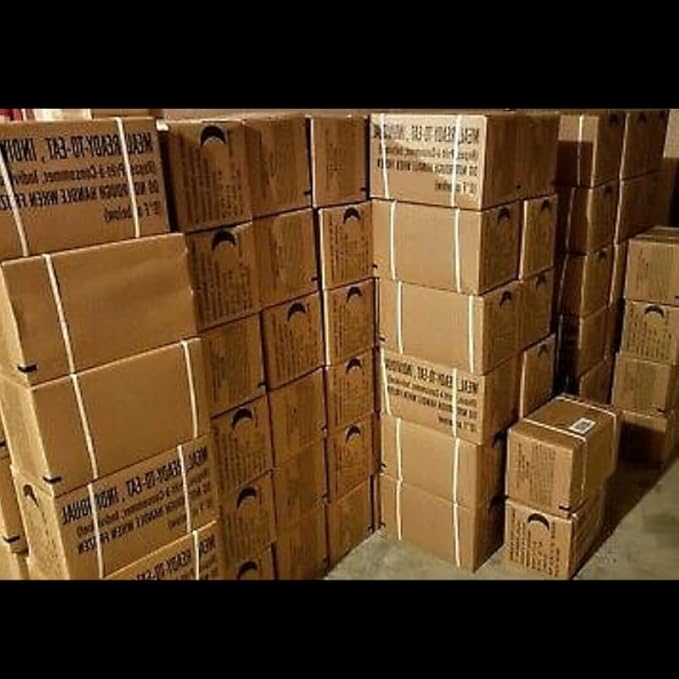 2026, 2027 inspection MRE Meals Ready to Eat A and B bundle cases. Fresh and Genuine Military US surplus emergency food full box long shelf life for Camping, Outdoors, Hiking & Prepping