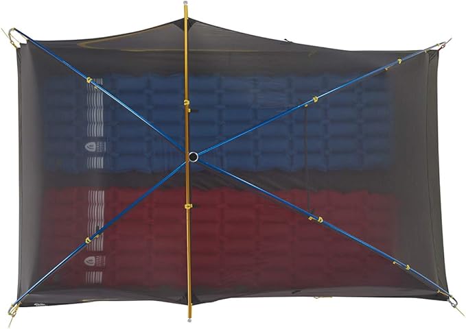 Sierra Designs Meteor Lite Ultralight Shelter, Freestanding Lightweight Backpacking & Camping Tent, 2 Doors, Stargazer Rain Fly, Aluminum Poles (Two or Three Person)