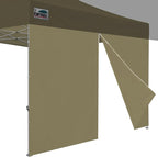 Eurmax USA 10FT Instant Canopy SunWall with Middle Zipper, Removeable Sidewall for Pop Up Canopy Tent,1 Pack Wall Only (Khaki)
