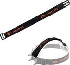 SecurityIng Nylon 15.7"/400mm Head Fastening Strap, Elastic Headlight Strap for 22mm - 26mm Torch Headlight Holder (2)