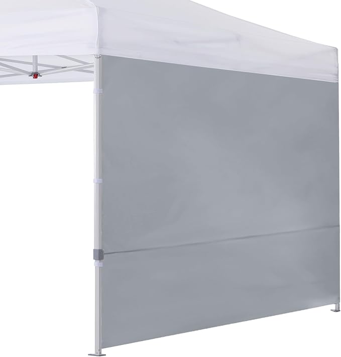 COOSHADE Instant Canopy SunWall 12x12 Canopy SideWall for Pop up Canopy Tent, 1 Pack Sidewall Only, Grey