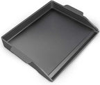 Cast Iron Griddle Gas Grill Pan Insert for Weber Charbroil Nexgrill Replacement Parts Universal Stove Top Flat Charcoal Cooking Plate Outdoor Camp Tailgating Teppanyaki Accessory 17" x 13"