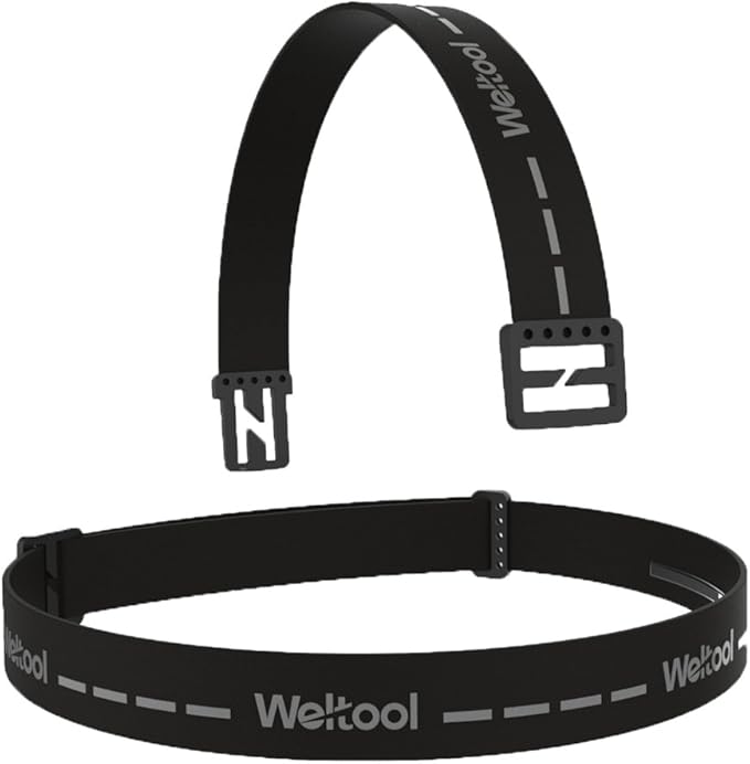 Weltool Durable Elastic Headband Replacement Elastic Strap for most Black Diamond Petzl Princeton Tec Energizer Pelican Silva Fenix Headlamps 1”Width Comfortable Headlamp Band
