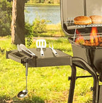 Wealers Camp Kitchen Cooking Utensil Set Travel Organizer Grill Accessories Portable Compact Gear for Backpacking BBQ Camping Hiking Travel Cookware Kit Water Resistant Case
