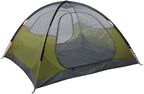 Outdoor Backpack Tent 3-Season Winter Tent 4 Persons Double Layer Camping Tent Backpacking Tent for Camping Hiking Travel Climbing Night Cat Camping Tent, 130x240cm, Green