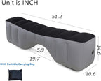 Inflatable Car Air Mattress Back Seat Bed, Universal Back Seat Gap Filler Pad Extender for SUV Camping Sleeping Travel Rest