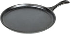 Lodge Cast Iron Griddle and Hot Handle Holder, 10.5", Black/Red