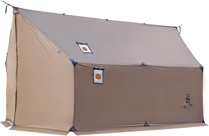 OneTigris TEGIMEN Hammock Hot Tent with Stove Jack - Spacious, Versatile Wall Tent with Snow Skirt - 3000mm Waterproof