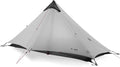 3FULGEAR Ultralight Tent for Backpacking, LANSHAN 1 Trekking Pole Tent 1 Person 3/4 Season Lightweight Easy Set Up Double Layer Shelter Waterproof Tents for Camping Hiking Outdoor Mountaineering