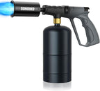 Sondiko Powerful Propane Torch Gun, Cooking Torch for BBQ, Sous Vide, Charcoal Starter and Steak Searing, Adjustable Blow Torch, Best Father's Day Gift, Gray & Black(Propane Tank Not Included)