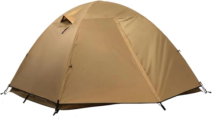 Compatible for 2 Person Camping Tent, Portable Waterproof Double Layer Backpacking Tent for Outdoor Hiking