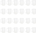 Sublimation Mugs Blank 15 oz White Ceramic Coffee Mugs Bulk for 24 pcs White Blank Coated Cup for Coffee,Latte, Soup, Milk, Hot Cocoa DIY Mug