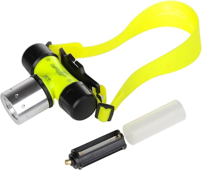 Waterproof Diving Swimming Hiking Camping Hunting Fishing Headlamp Underwater 1200 Lumen Safety Head Light Flashlight