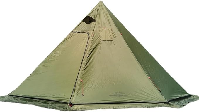 4-6 Person Teepee Hot Tent with Stove Jack Camping Pyramid Teepee Tent for Camping Backpacking Hiking