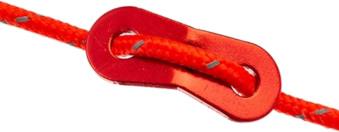 4 Pieces Tent Cords Reflective Guy Lines Heavy Duty Outdoor Climbing Ropes Lightweight Drawstring Bag Supplies for Hiking Travel Camping Backpacking S, Red
